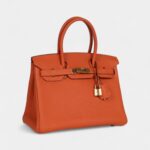 Hermès Birkin 30 Orange Togo Gold Hardware