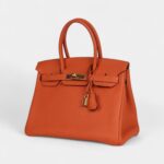 Hermès Birkin 30 Orange Togo Gold Hardware