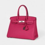 Hermès Birkin 30 Rose Shocking Clemence Palladium Hardware