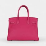 Hermès Birkin 30 Rose Shocking Clemence Palladium Hardware