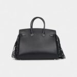 Hermès Birkin 35 Anate Black Evergrain Palladium Hardware