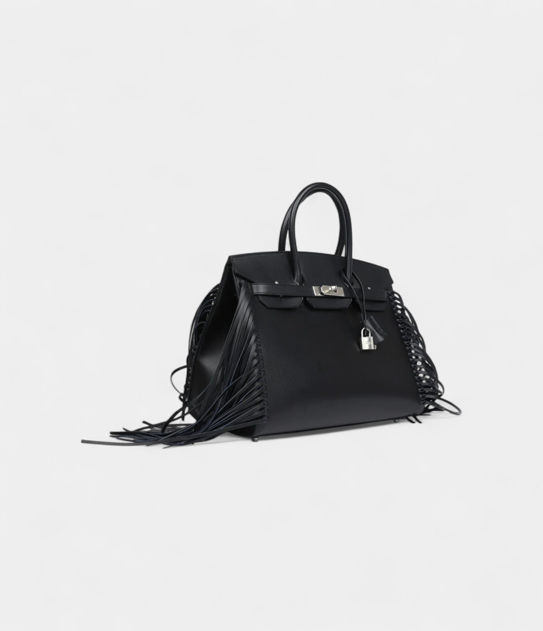 Hermès Birkin 35 Anate Black Evergrain Palladium Hardware