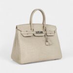Hermès Birkin 35 Beton Matte Alligator Palladium Hardware
