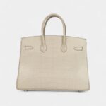 Hermès Birkin 35 Beton Matte Alligator Palladium Hardware