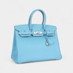 Hermès Birkin 35 Bleu Celeste Candy Epsom Palladium Hardware
