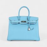Hermès Birkin 35 Bleu Celeste Candy Epsom Palladium Hardware
