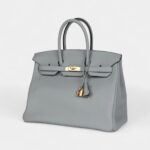 Hermès Birkin 35 Bleu Glacier Togo Gold Hardware