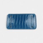 Hermès Birkin 35 Bleu Mykonos Shiny Porosus Crocodile Gold Hardware
