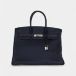 Hermès Birkin 35 Bleu Nuit Togo Palladium Hardware