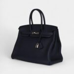 Hermès Birkin 35 Bleu Nuit Togo Palladium Hardware