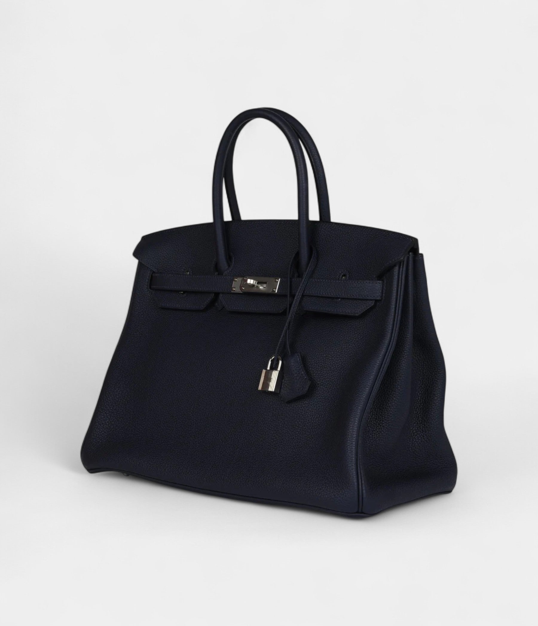 Hermès Birkin 35 Bleu Nuit Togo Palladium Hardware