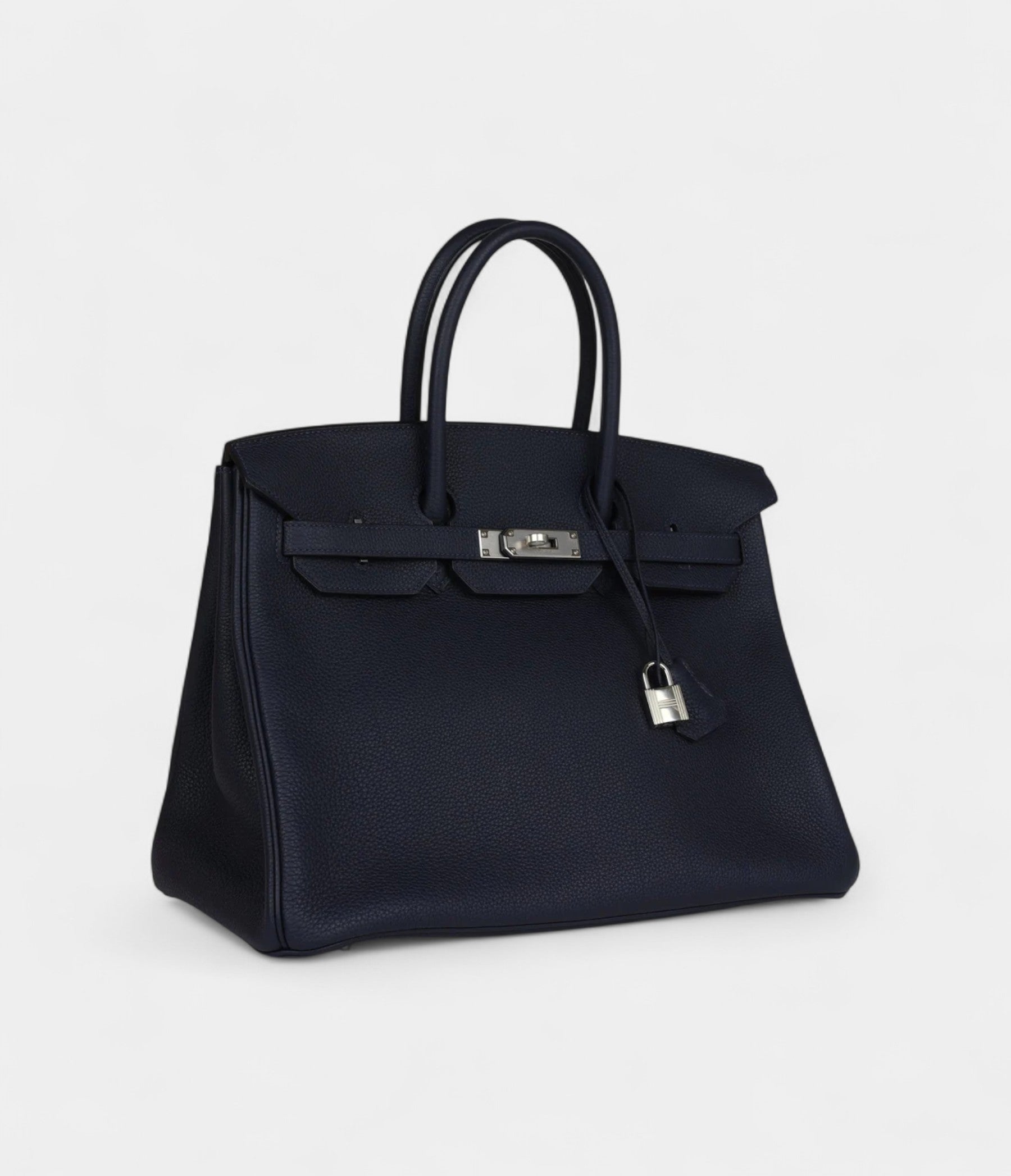 Hermès Birkin 35 Bleu Nuit Togo Palladium Hardware
