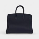 Hermès Birkin 35 Bleu Nuit Togo Palladium Hardware