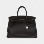 Hermès Birkin 35 Cafe Clemence Palladium Hardware