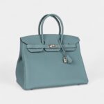 Hermès Birkin 35 Ciel Togo Palladium Hardware