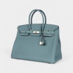 Hermès Birkin 35 Ciel Togo Palladium Hardware