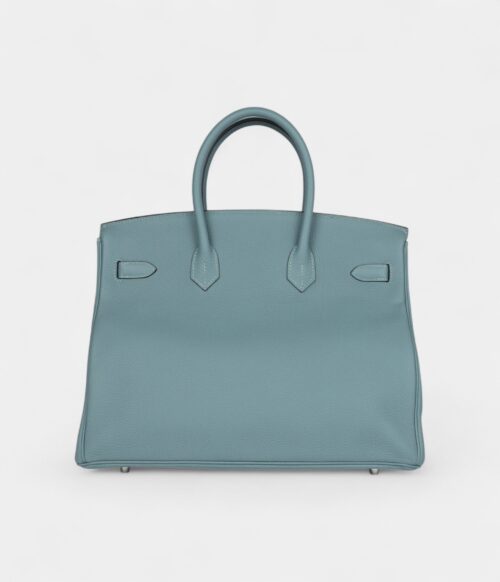 Hermès Birkin 35 Ciel Togo Palladium Hardware