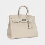 Hermès Birkin 35 Craie Togo Palladium Hardware
