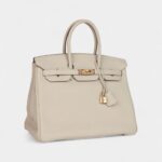 Hermès Birkin 35 Craie Togo Rose Gold Hardware