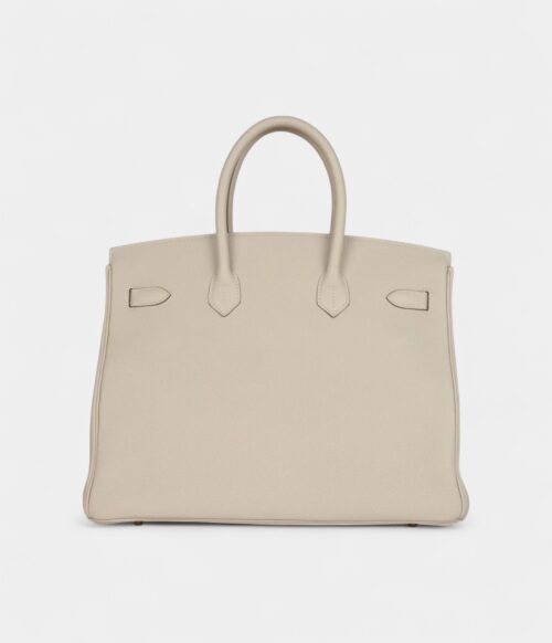 Hermès Birkin 35 Craie Togo Rose Gold Hardware