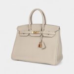 Hermès Birkin 35 Craie Togo Rose Gold Hardware