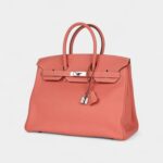 Hermès Birkin 35 Crevette Clemence Palladium Hardware