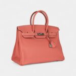 Hermès Birkin 35 Crevette Clemence Palladium Hardware