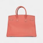 Hermès Birkin 35 Crevette Clemence Palladium Hardware
