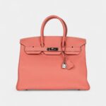 Hermès Birkin 35 Crevette Clemence Palladium Hardware