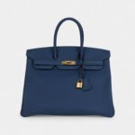 Hermès Birkin 35 Deep Bleu Togo Gold Hardware