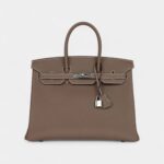 Hermès Birkin 35 Etoupe Togo Palladium Hardware