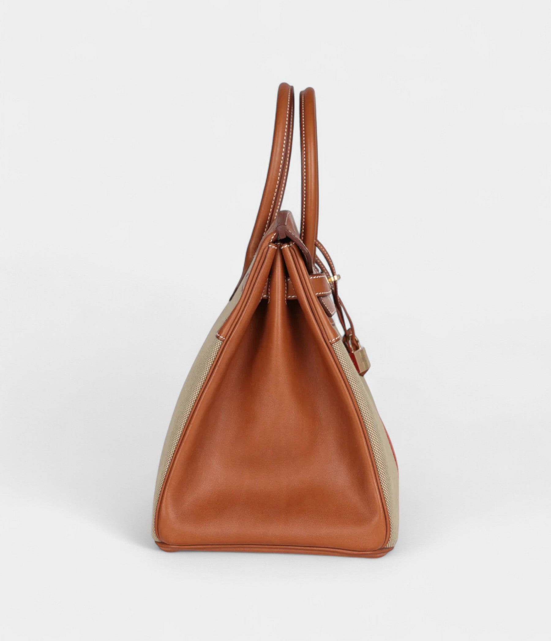 HermesBirkin35FlagFicelleandPaprikaToileHandFauveBareniaPermabrassHardware_3.jpg Hermès Birkin 35 Flag Ficelle and Paprika Toile H and Fauve Barenia Permabrass Hardware