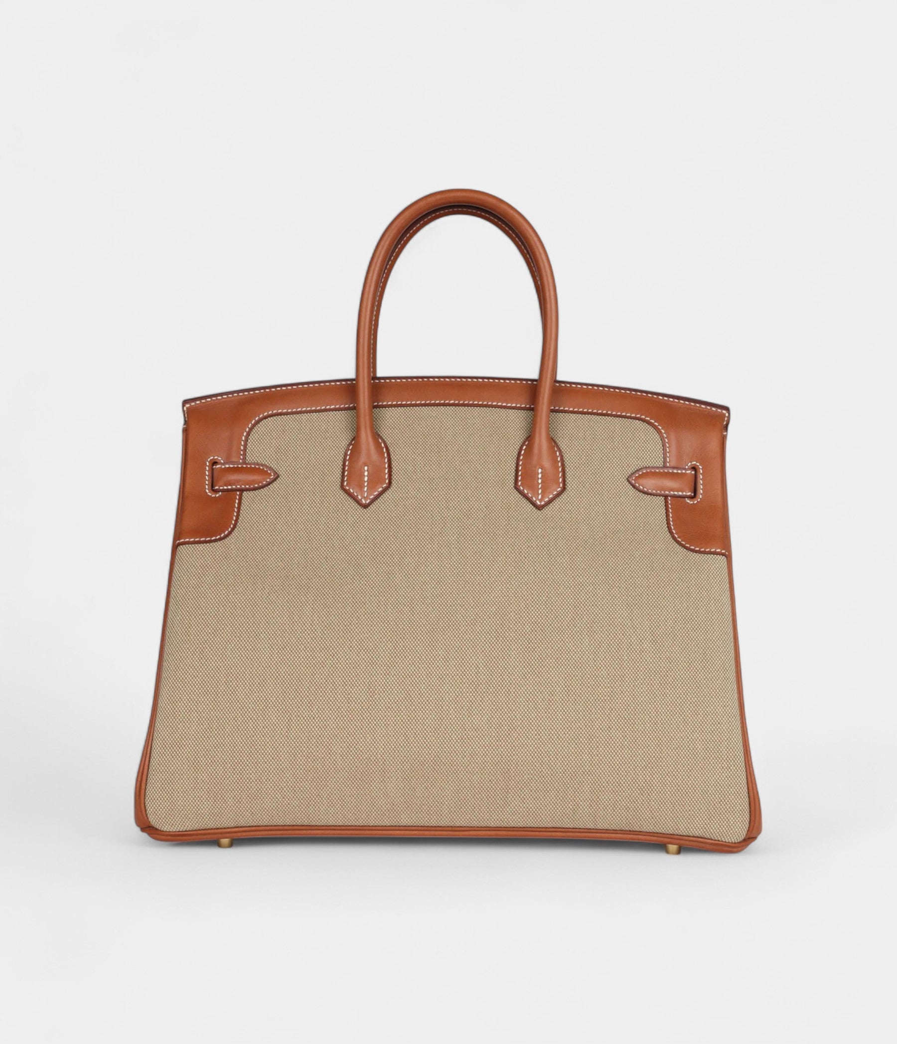 HermesBirkin35FlagFicelleandPaprikaToileHandFauveBareniaPermabrassHardware_5.jpg Hermès Birkin 35 Flag Ficelle and Paprika Toile H and Fauve Barenia Permabrass Hardware
