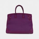 Hermès Birkin 35 Ghillies Anemone Togo and Swift Palladium Hardware