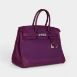 Hermès Birkin 35 Ghillies Anemone Togo and Swift Palladium Hardware
