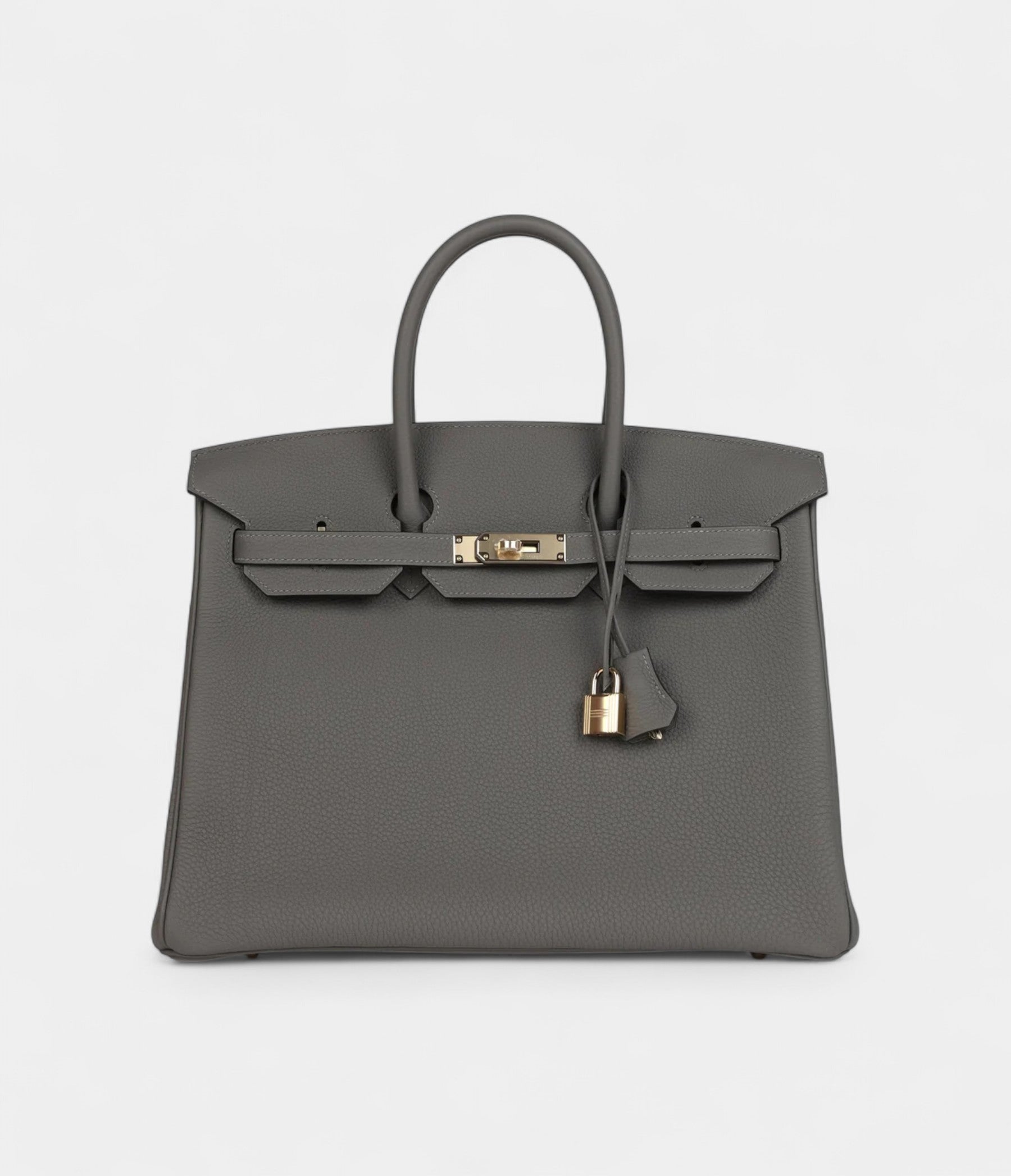 Hermès Birkin 35 Gris Meyer Togo Permabrass Hardware