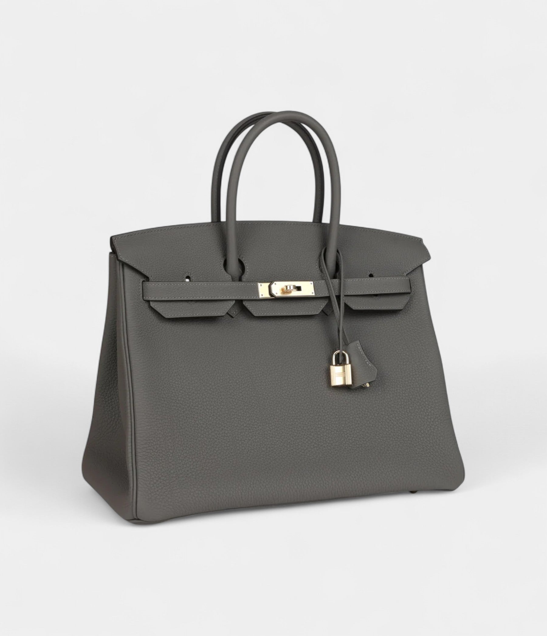Hermès Birkin 35 Gris Meyer Togo Permabrass Hardware