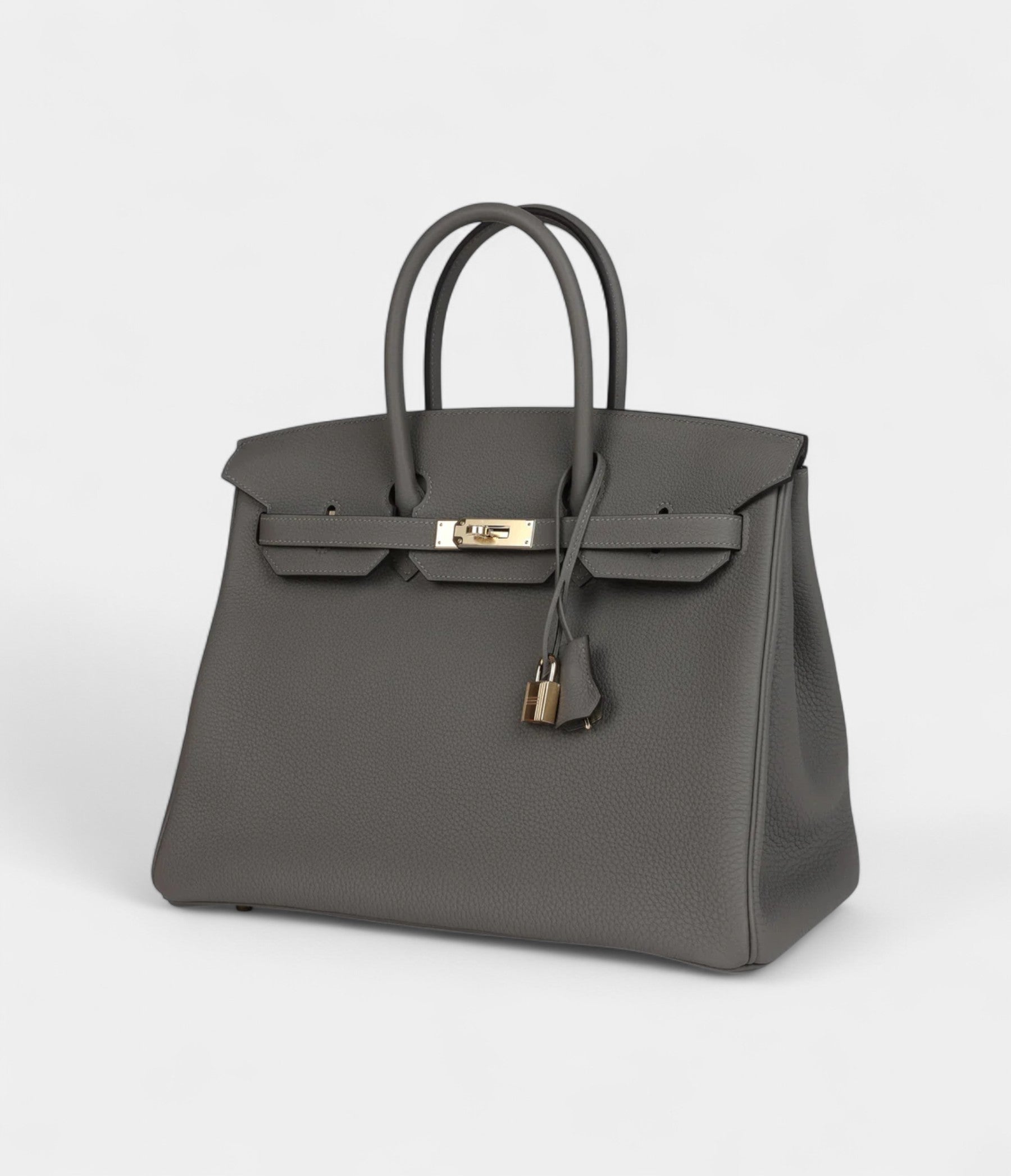 Hermès Birkin 35 Gris Meyer Togo Permabrass Hardware