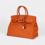 Hermès Birkin 35 Orange Epsom Palladium Hardware