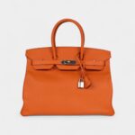 Hermès Birkin 35 Orange Epsom Palladium Hardware