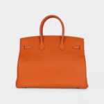 Hermès Birkin 35 Orange Epsom Palladium Hardware