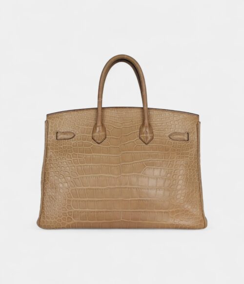 Hermès Birkin 35 Poussiere Matte Alligator Palladium Hardware