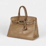Hermès Birkin 35 Poussiere Matte Alligator Palladium Hardware