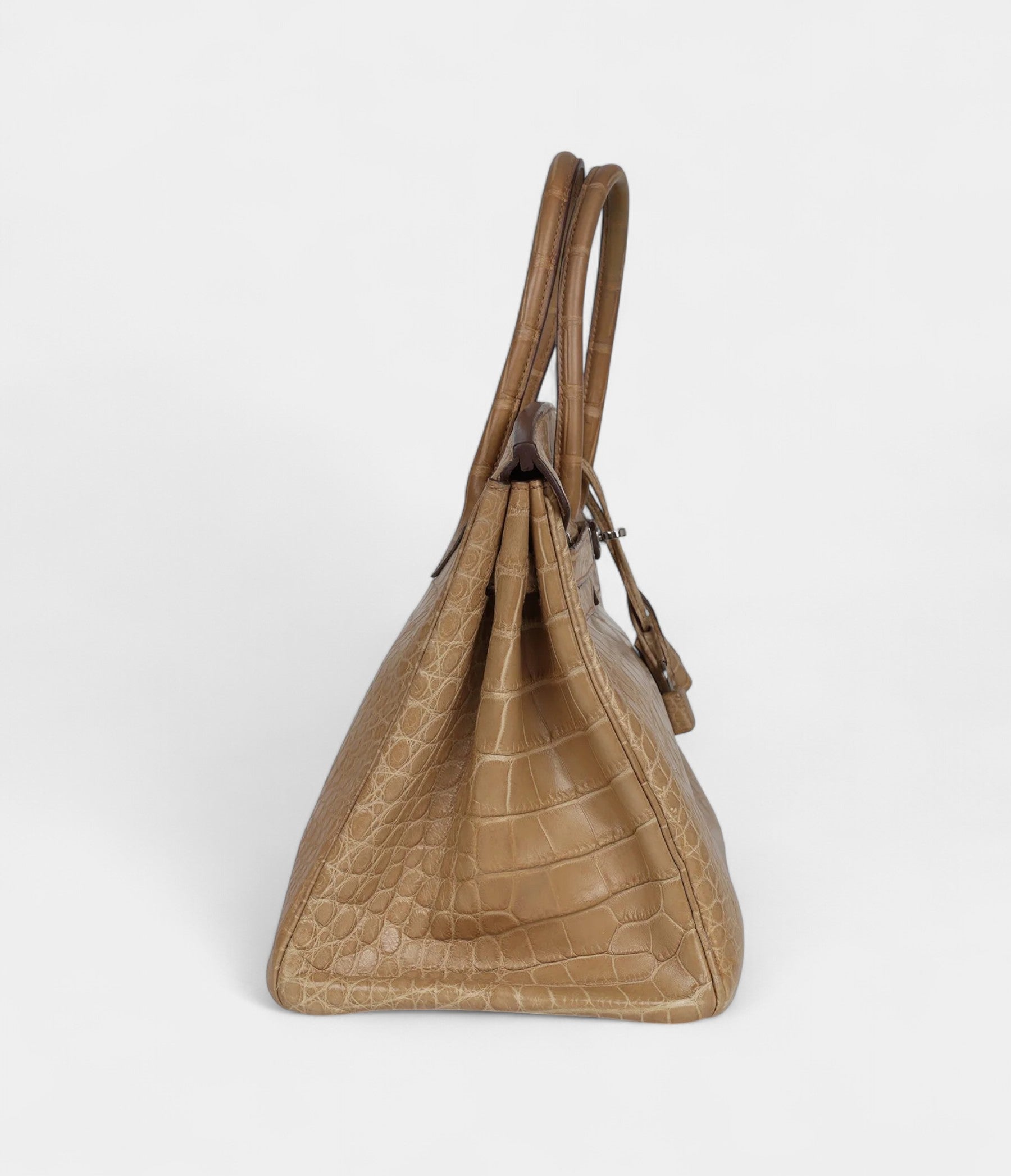 HermesBirkin35PoussiereMatteAlligatorPalladiumHardware_4.jpg Hermès Birkin 35 Poussiere Matte Alligator Palladium Hardware