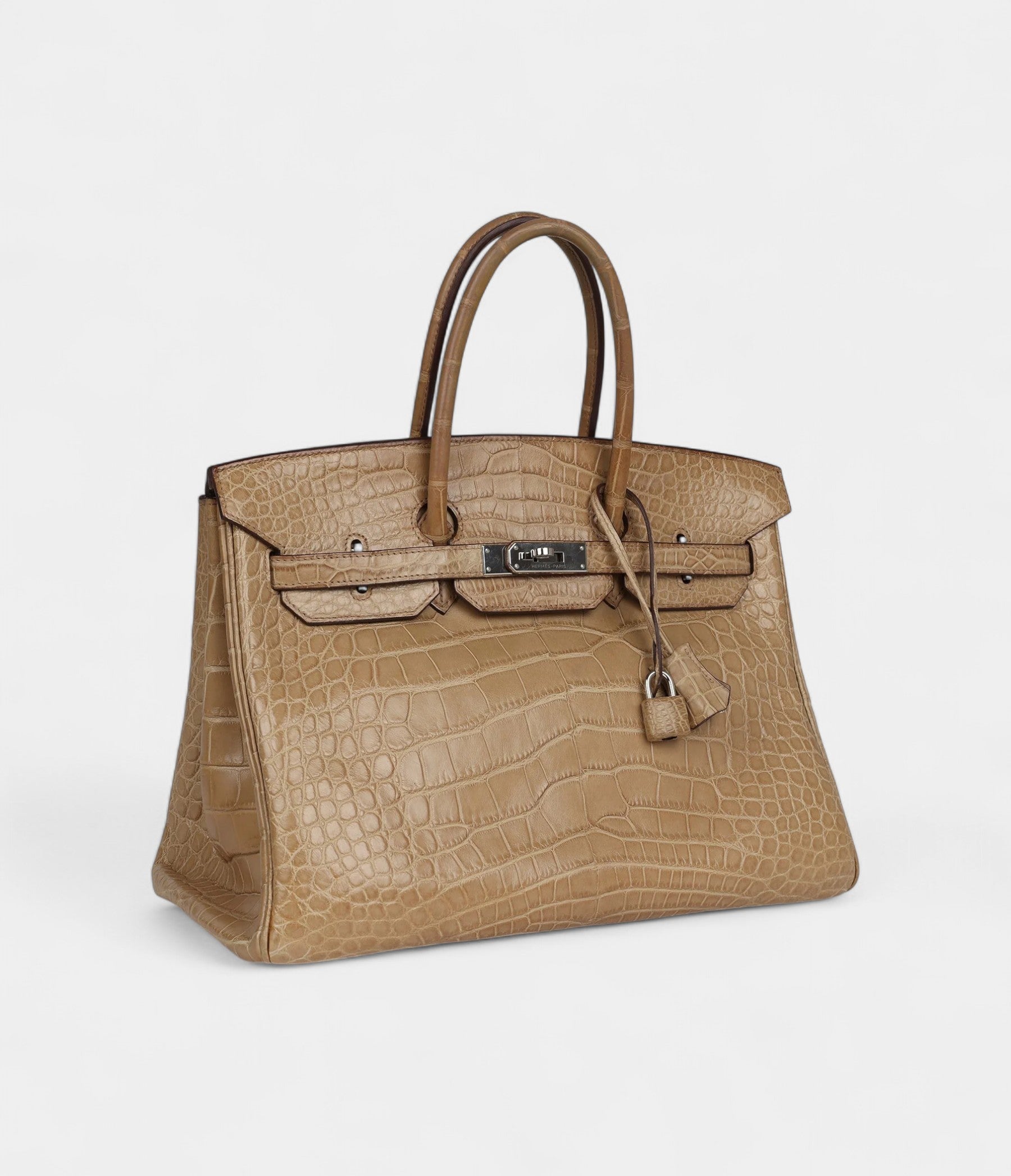 HermesBirkin35PoussiereMatteAlligatorPalladiumHardware_5.jpg Hermès Birkin 35 Poussiere Matte Alligator Palladium Hardware