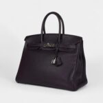 Hermès Birkin 35 Raisin Clemence Palladium Hardware