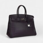 Hermès Birkin 35 Raisin Clemence Palladium Hardware