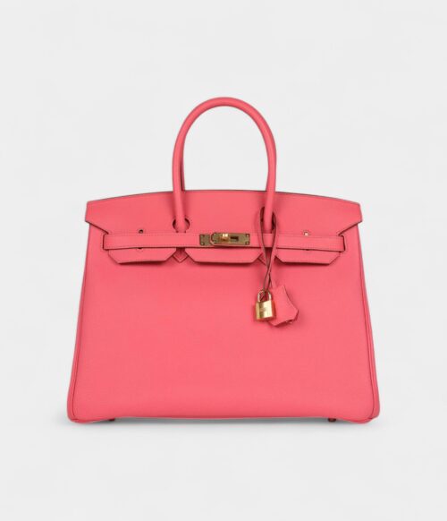 Hermès Birkin 35 Rose Lipstick Togo Gold Hardware
