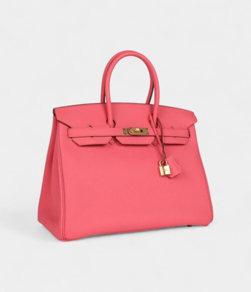 Hermès Birkin 35 Rose Lipstick Togo Gold Hardware