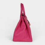 Hermès Birkin 35 Rose Shocking Chevre Mysore Gold Hardware